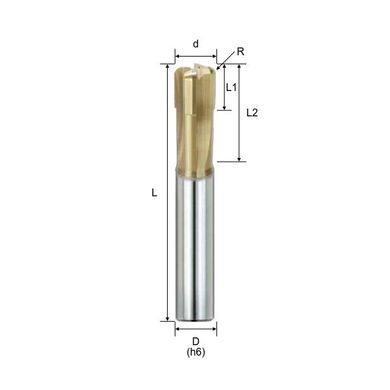Фреза твердосплавна H70EC4-4x1Rx4Cx6x50Lx10EL SIC