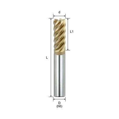 Фреза твердосплавна H70ES8-25x45Cx25x100L SIC